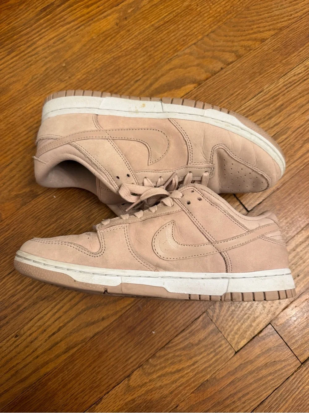 Nike Women’s Low-Top Suede Sneakers in Light Pink